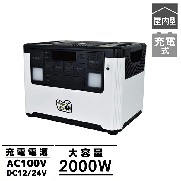携帯型ワット数 ごっつエネル2000 大電気容量2000W 防災打つ手 屋内型 通り手形スルー役立つこと EPS役立つこと 正弦波 細やか計器 車中泊 アウトドア 工事一こま 製造業者直送品 日動産業 LPE-E3800L