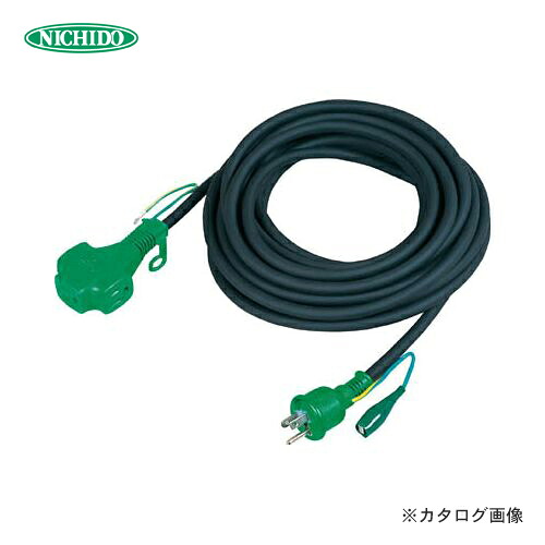 日動工業 スタミナトリプルポッキン アース付 延長コード10m PPTF-10E