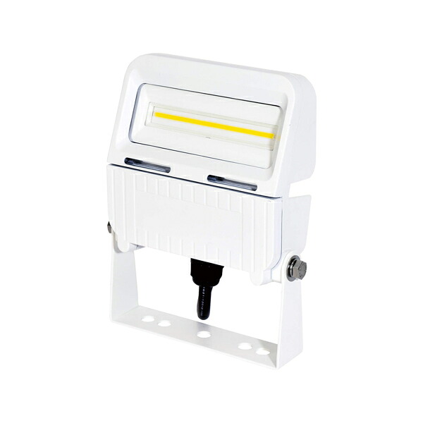 【アウトレットセール】日動工業 常設用 フラットライト 10W 白 LJS-FA10D-W-50K|工具屋「まいど!」
