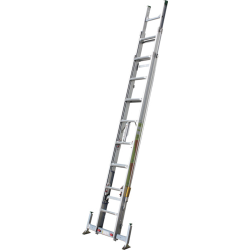 【送料別途】【直送品】ナカオ 3連伸縮ハシゴ レン太 9m アウトリガー付 3REN-9.0A