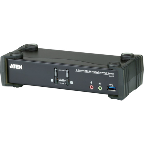 ATEN KVMP[[TM上]]取り替えっこ 2界面/USB/DisplayPort/DCI 4K相応う/USB 3.0こしき積み上げる CS1922