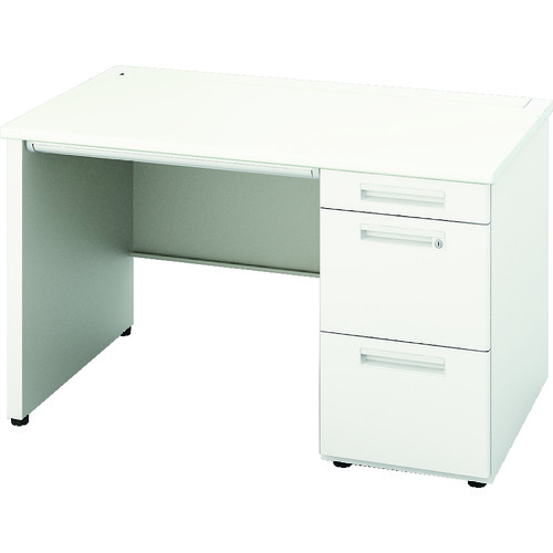 【送料別途】【直送品】ナイキ 片袖デスク(パネル脚) 1000×700×720 XEHH107GP-WH