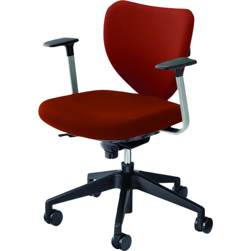 【貨物輸送別途】【直送品】ウチダ エポチェアT型肘付印字機 5-340-2113