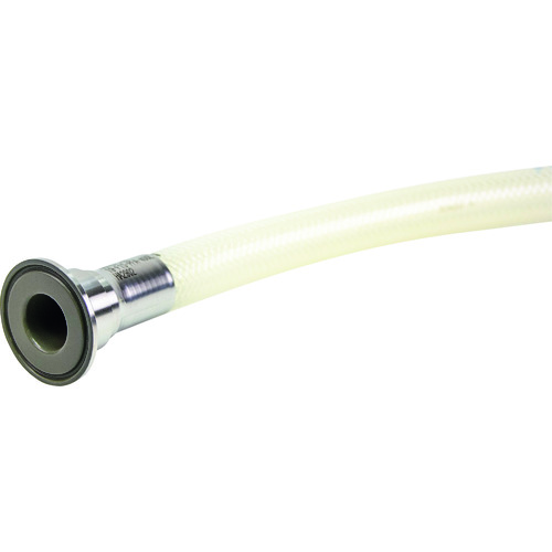 【送料別途】【直送品】ハッコウ フェルール継手(PFAライニング)スーパー柔軟フッ素ホース Φ25X1.5SX1m E-SJB-25-F1.5S-PFA-1000L