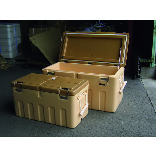 【貨物輸送別途】【直送品】ダイライト 保冷入れもの クールボックス 160L ベージュ COOLBOX160