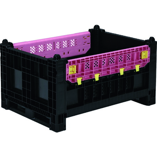 【送料別途】【直送品】サンコー 大型部品用通い箱 261400 コンパレッター#600ブラック SK-KP600-BK