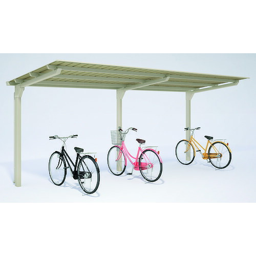 【送料別途】【直送品】ダイケン 自転車置場サイクルロビー 連結型スチール屋根 間口2400 CY-LFKR2420-U-S