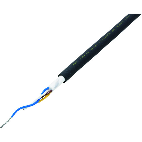 【貨物輸送別途】【直送品】倉茂電気工 計装用自動人形有線テレビ 100M KDF 0.3SQX2P-100