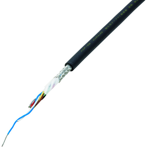 【貨物輸送別途】【直送品】倉茂電気工 計装用人造人間有線テレビ 100M KDF-SB-L 3X0.2SQ-100