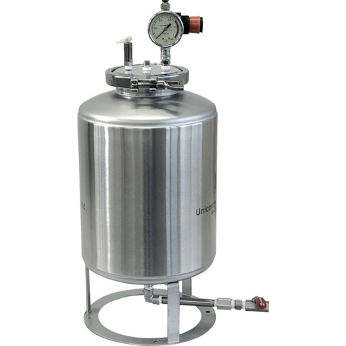 【貨物輸送別途】【直送品】ユニコントロールズ ステンレス鋼剪断応力入れもの 5L 液面計付 TMC5-LG-TSK