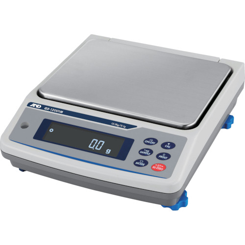 【貨物輸送別途】【直送品】A\u0026D 防塵・雨合羽型目盛り調整用重し内蔵中量級天びん GX-12001M 原則として目盛り調整付き添い人 GX12001M-00A00