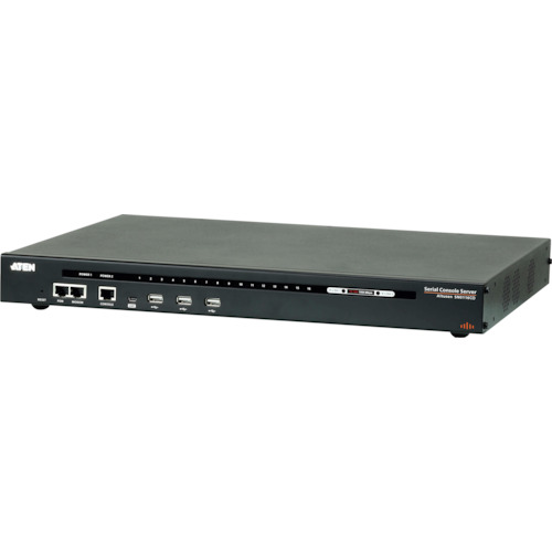 【送料別途】【直送品】ATEN 16ポートシリアルコンソールサーバー(デュアル電源/LAN対応モデル) SN0116CO