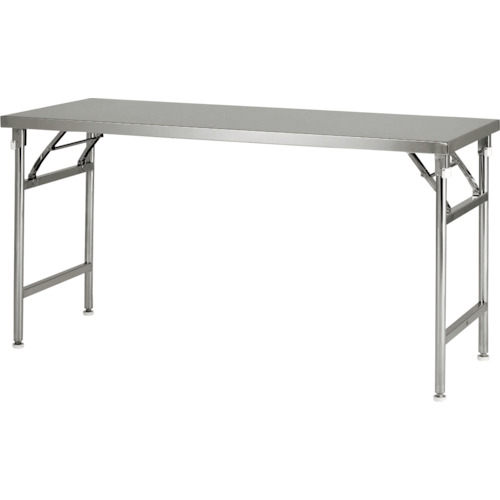【送料別途】【直送品】テックサス 脚折りたたみ式ステンレス作業台 1500x750 FWT-1575AJ|工具屋「まいど!」