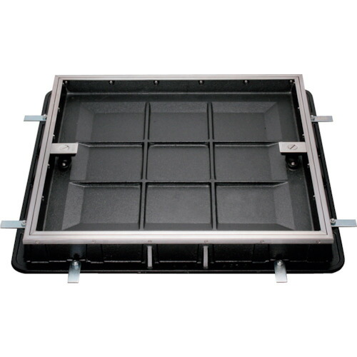 【貨物輸送別途】【直送品】カネソウ 色つや舗装用鉄蓋(化粧用鉄蓋) 飾り気の無い密閉形 ステンレス鋼目地 瓦用 詰め直す深さ40粍 MKSS-2-3545-HANDORUNASHI