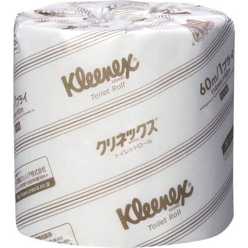 【送料別途】【直送品】クレシア トイレットペーパー クリネックストイレットロール 40mダブル(20110/20111) 20111｜工具屋「まいど！」