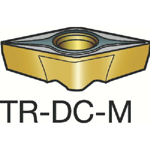 SANDVIK コロターンTR 旋削用ポジ・チップ(310) 1125 10個 TR-DC1308-M:1125|工具屋「まいど!」