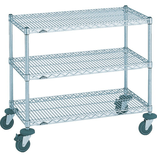 【貨物輸送別途】【直送品】エレクター ミニ手押し車 910×613×高さ815 3段 NMCF-S