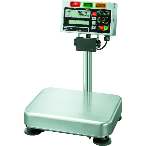 【送料別途】【直送品】A&D 防塵防水デジタル台はかり チェックスケール 15KG FS15KI