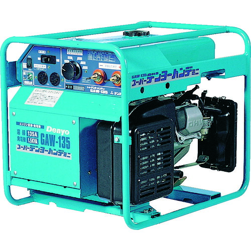 【送料別途】【直送品】デンヨー 小型エンジン溶接機 車輪無し 溶接棒径2.0~3.2mm GAW-135|工具屋「まいど!」