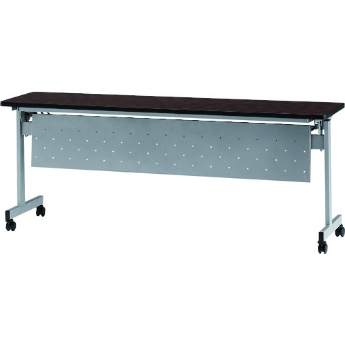 【送料別途】【直送品】TOKIO 天板跳上式スタックテーブル(パネル付) 1800×600mm 天板色:ローズ HSN-1860P-RO