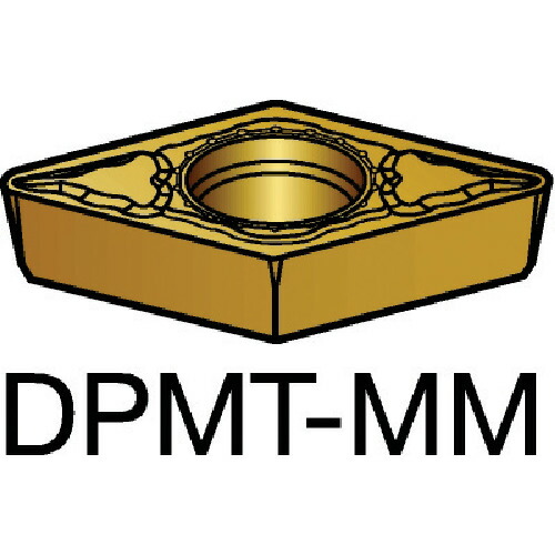 SANDVIK コロターン111 旋削用ポジチップ(120) 2025 10個 DPMT 07 02 04-MM:2025
