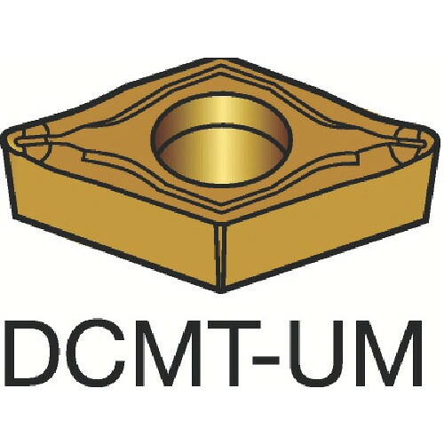 SANDVIK コロターン107 旋削用ポジチップ(130) 2025 10個 DCMT 11 T3 08-UM:2025