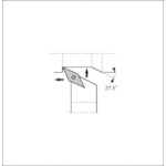 京セラ 外径・端面・倣い・ぬすみ加工用スモールツールホルダ SVPB SVPBL2525M-16N