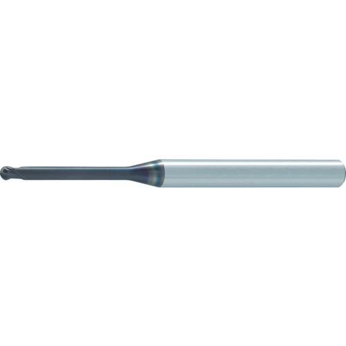 三菱 2枚刃エムエスプラスロングネック 超硬ボールエンドミル0.8粍 MP2XLBR0040N030S06