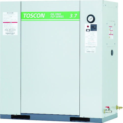【送料別途】【直送品】東芝 静音シリーズ オイルフリー コンプレッサ(低圧) モーター出力0.75kW 周波数60Hz FLP86-7T｜工具屋「まいど！」