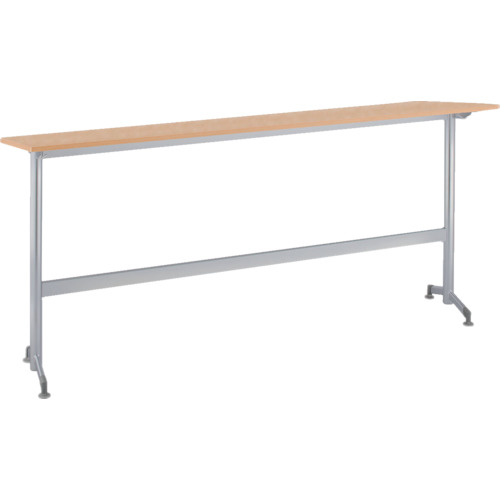 【送料別途】【直送品】アイリスチトセ リフレッシュテーブルフーク カウンタ脚1800×400ナチュラル CFKTK1840G-NA