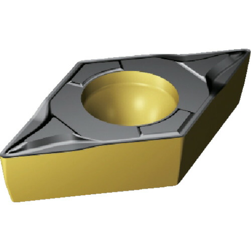 SANDVIK コロターン107 旋削用ポジチップ(120) 3225 10個 DCMT 07 02 04-KM:3225