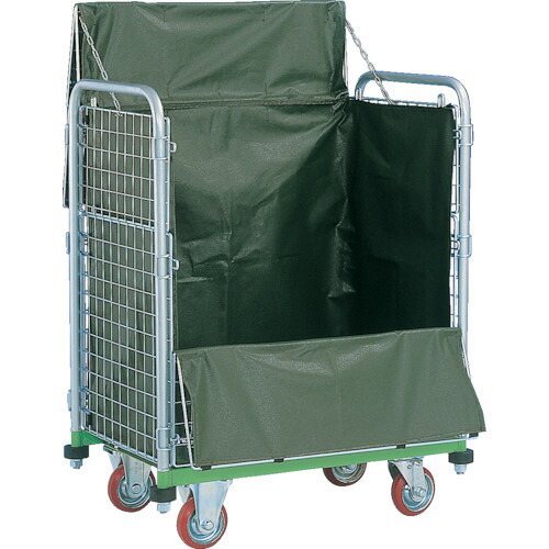 【送料別途】【直送品】カンベ メッシュパックロール標準1.5段タイプ 四方囲い上フタシート付き 682A