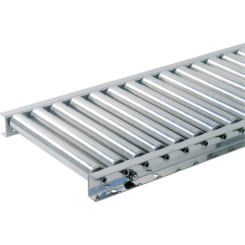 【貨物輸送別途】【直送品】TS ステンレス鋼製ローラコンベヤφ38.1-W200XP100X90°曲線状の形 SU38-201090R90