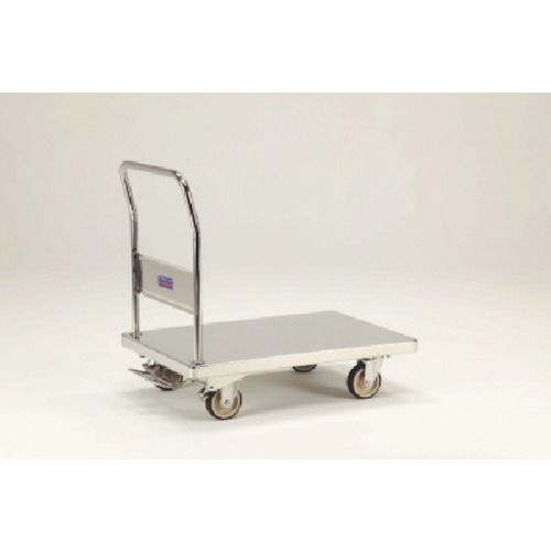 【送料別途】【直送品】テックサス フットブレーキ付 ステンレス台車 スチールφ150ウレタン車 NW-1275E-FB|工具屋「まいど!」