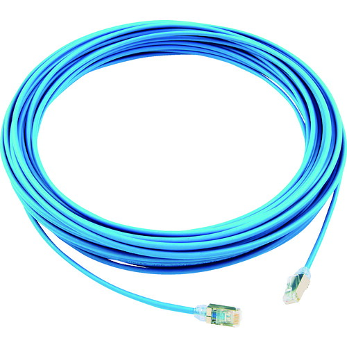 パンドウイット 科目6A細径遮蔽物パッチコード 20m 青 STP28X20MBU