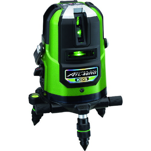 KDS レーザー墨出器セット リアルグリーンレーザー46RG 縦2・横1・地墨 ATL-46RG｜工具屋「まいど！」