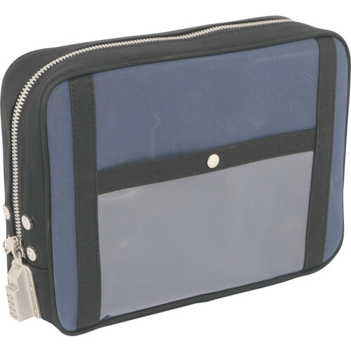SANEI 帆布メール用ポーチ(L)SED-1錠付 紺 PL-SED-03 11,318円