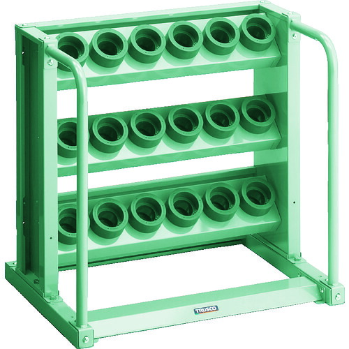 【送料別途】【直送品】TRUSCO ツーリングラック HSK63A BT40 NT40兼用 18個収納 VTL-E37|工具屋「まいど!」