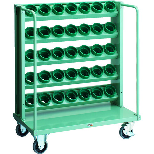 【貨物輸送別途】【直送品】TRUSCO ツーリング手押し車 HSK100A BT50 NT50兼用 5段 35個納める VTLW-D58
