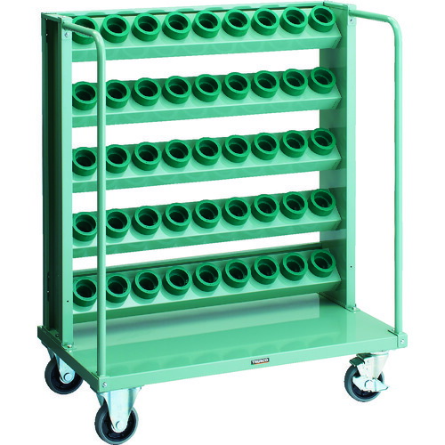 【貨物輸送別途】【直送品】TRUSCO ツーリング手押し車 HSK63A BT40 NT40兼用 5段 45個納める VTLW-E510