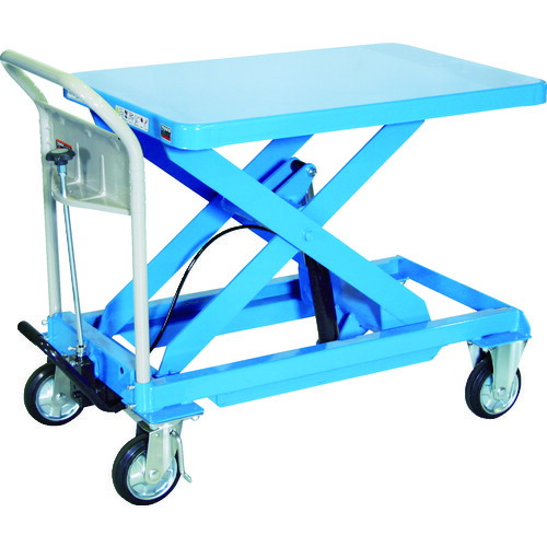 【貨物輸送別途】【直送品】TRUSCO ハンドリフター 500kg 600X900 青み HLFA-E500B
