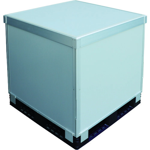 【貨物輸送別途】【直送品】TRUSCO スタックカーゴ4面ダイアログボックス印字機 1100X1100XH400 SCP4-1140