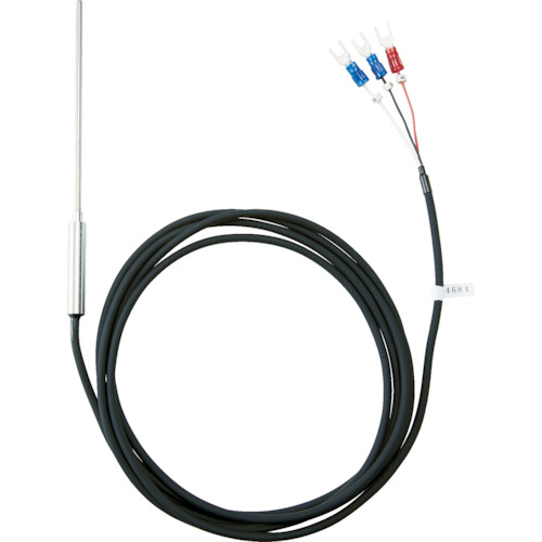 TRUSCO 熱度検出器 Pt100Ω測温踏みこたえる体 1.6mmX100粍 OSPT-161100Y