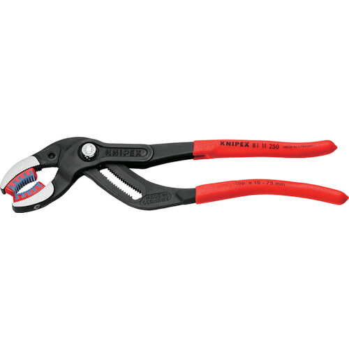 KNIPEX 配管ペンチ(プラスチックジョータイプ) 250粍 8111250 花・ガーデン・DIY-その他