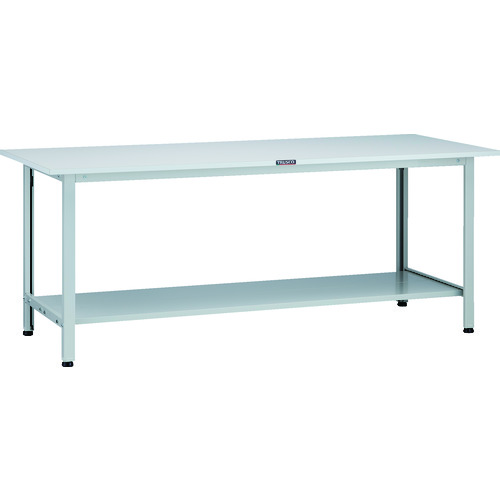 【貨物輸送別途】【直送品】TRUSCO AO型軽さ御役目台 1800X600 下棚2枚付 AO-1860LT2