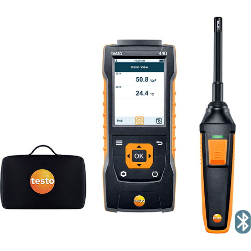 テストー 温湿度計 testo 440 0563 4404