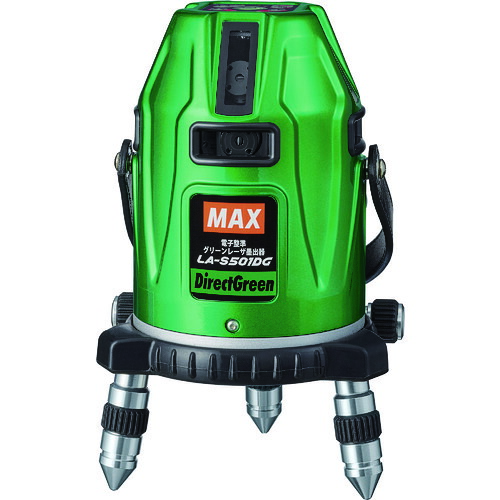 MAX レーザ墨出器(緑であることレーザ)(縦:4道のり短・気泡管水準器180度・地墨) 天使の都市-S501DG 天使の都市-S501DG
