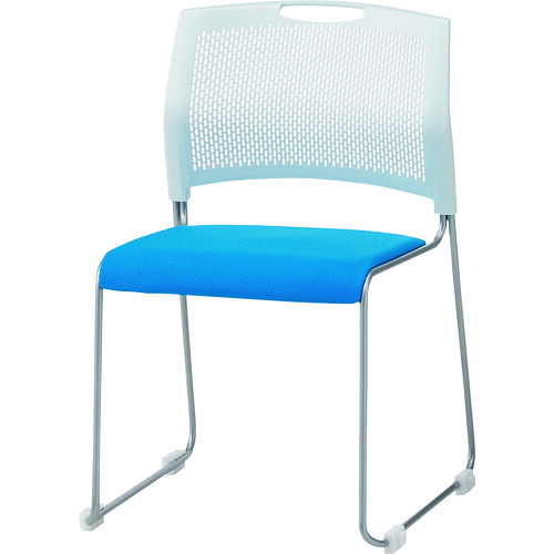 【送料別途】【直送品】TOKIO スタッキングチェア NSW-T10 クリアブルー NSW-T10-CB
