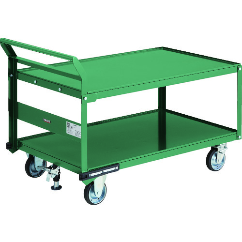 【送料別途】【直送品】TRUSCO 鋼鉄製運搬車 1200X750 片袖2段型 プレス車 Lストッパー付 PH-12SS