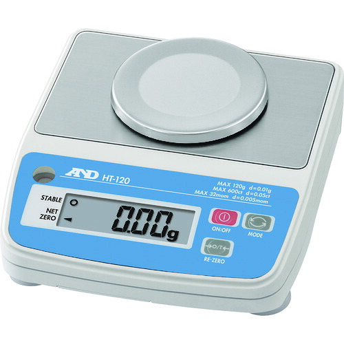 【送料別途】【直送品】A&D 高精度・コンパクトスケール HT120 一般校正付 HT120-JA-00A00